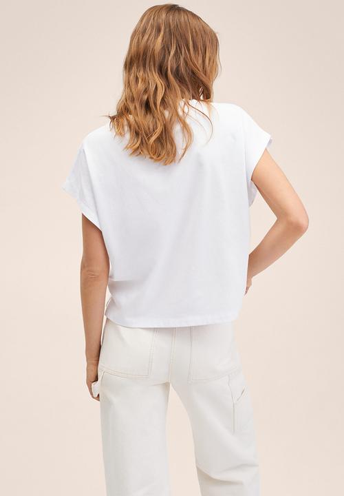 MANGO - T-shirt mirabel - white