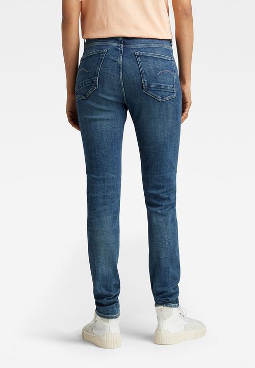G-STAR - Kafey ultra high skinny - faded cascade