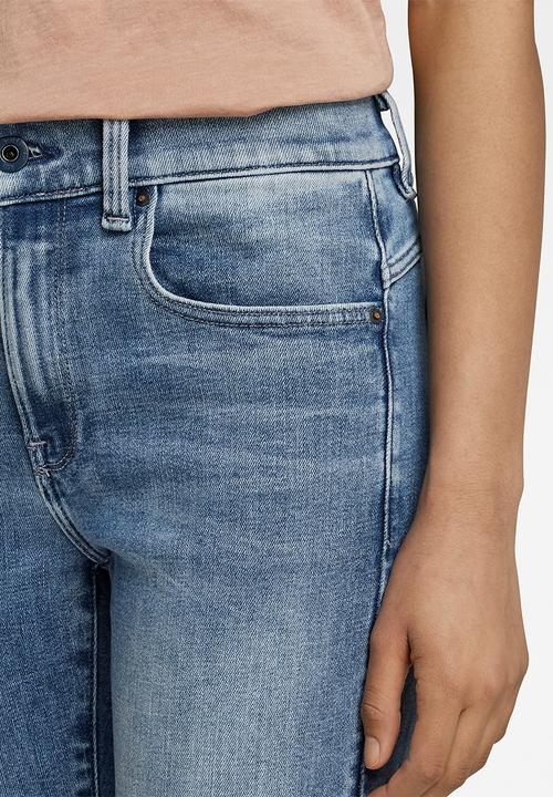G-STAR - Lhana skinny ankle - lt indigo aged