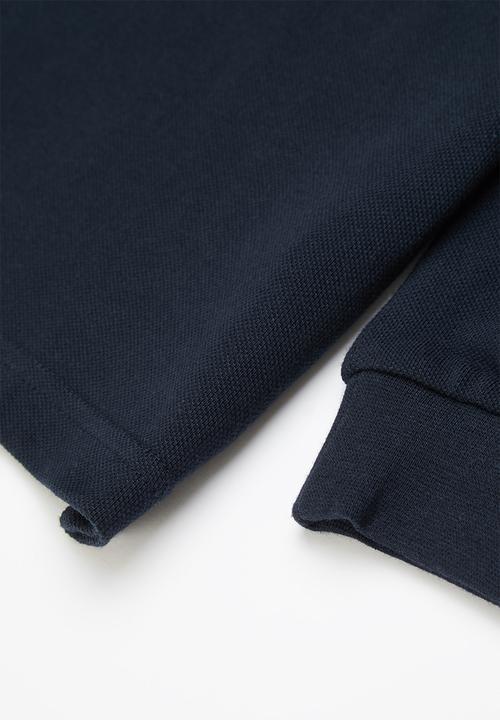 POLO - Boys printed long sleeve tee - navy