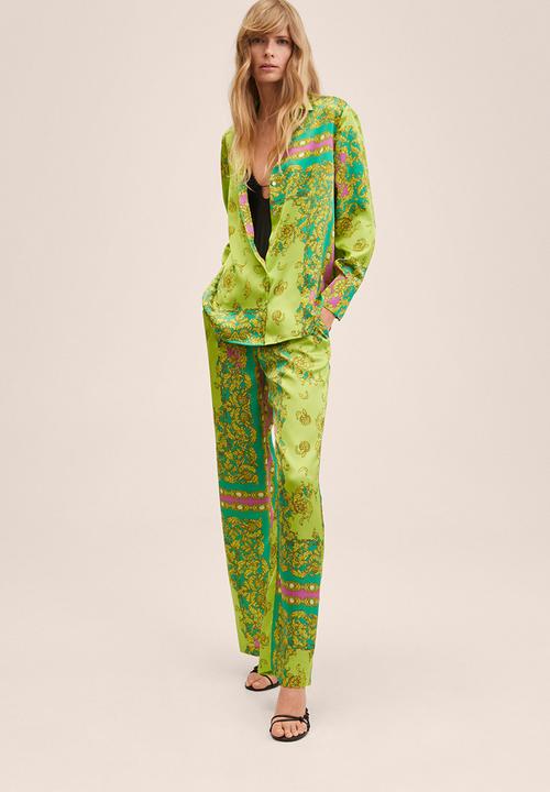 MANGO - Blouse gian - green