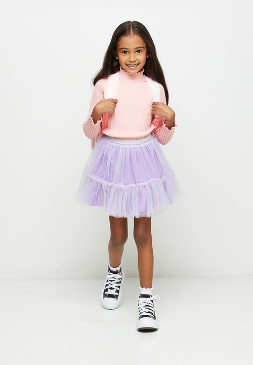 Pop Candy - Girls lettuce turtle neck - pink