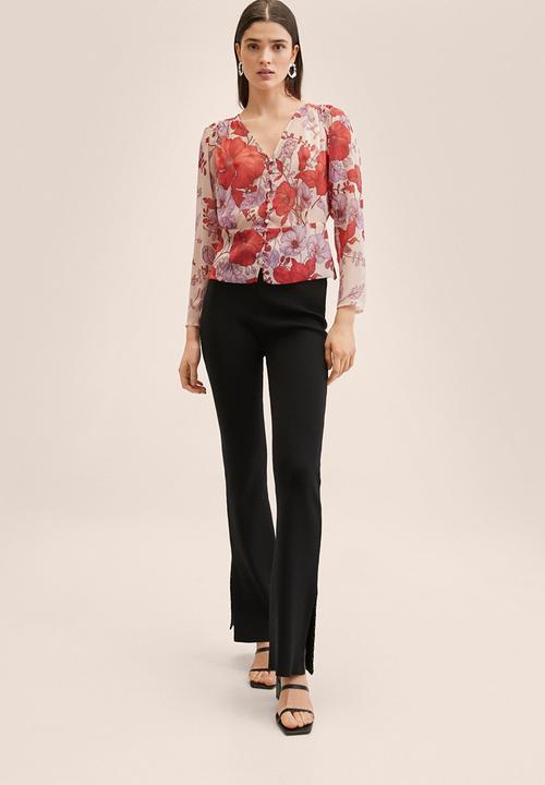 MANGO - Blouse love - pink