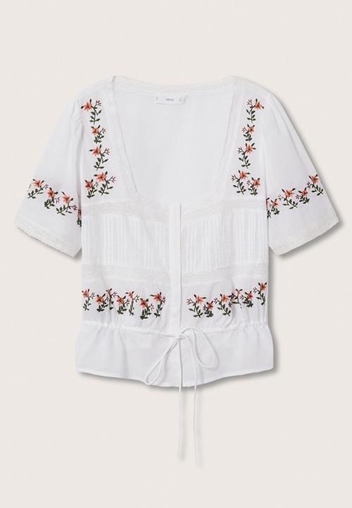 MANGO - Blouse amelie - natural