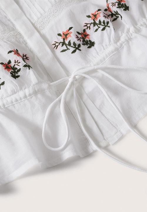 MANGO - Blouse amelie - natural