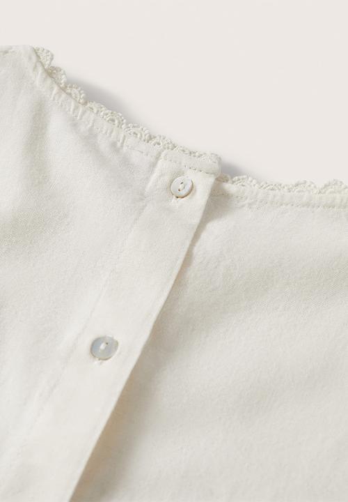 MANGO - Blouse brada - natural