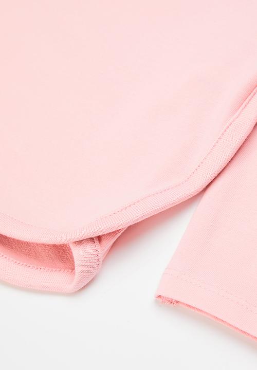 POLO - Girls long sleeve printed tee - pink