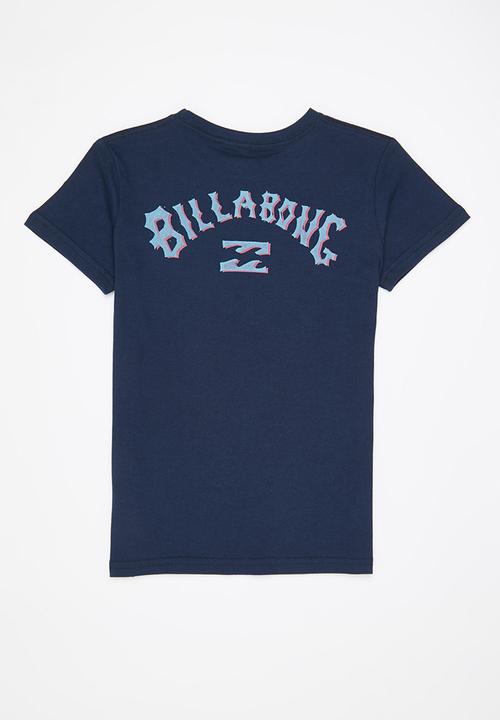 Billabong  - Arch fill short sleeve - navy