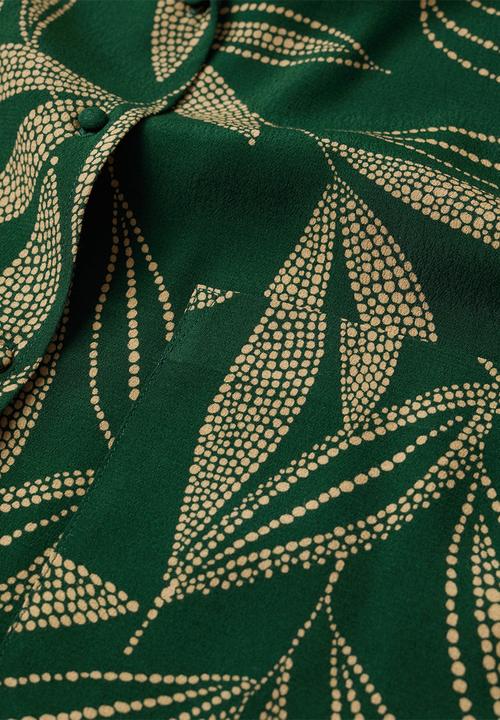 MANGO - Blouse claudie - green
