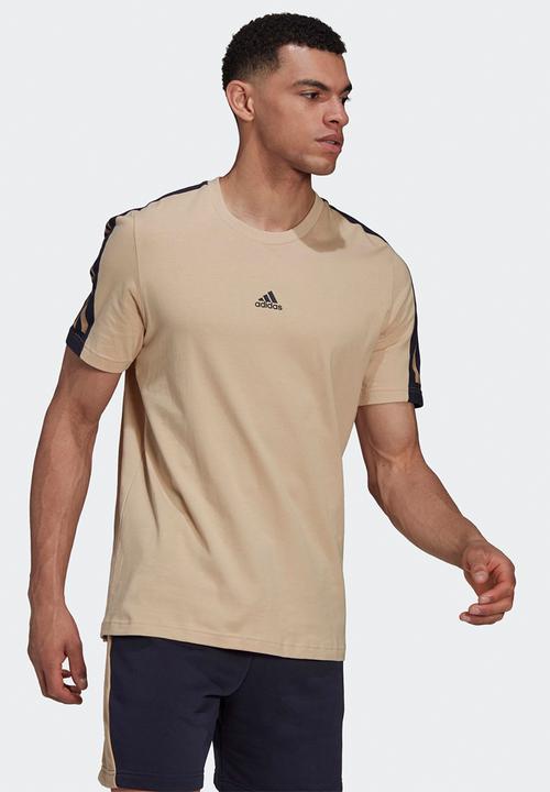 adidas Performance - Future Icons 3-Stripes Tee - magic beige
