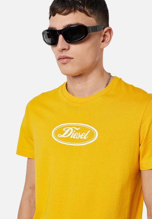 Diesel  - T-diegor-c14 t-shirt - yellow 