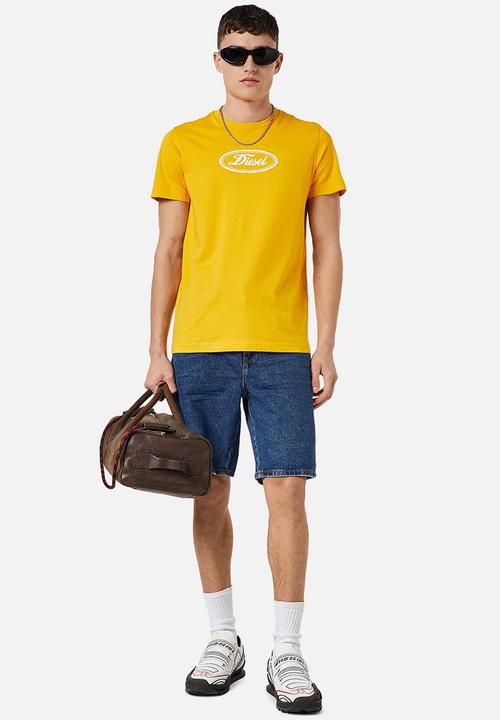 Diesel  - T-diegor-c14 t-shirt - yellow 