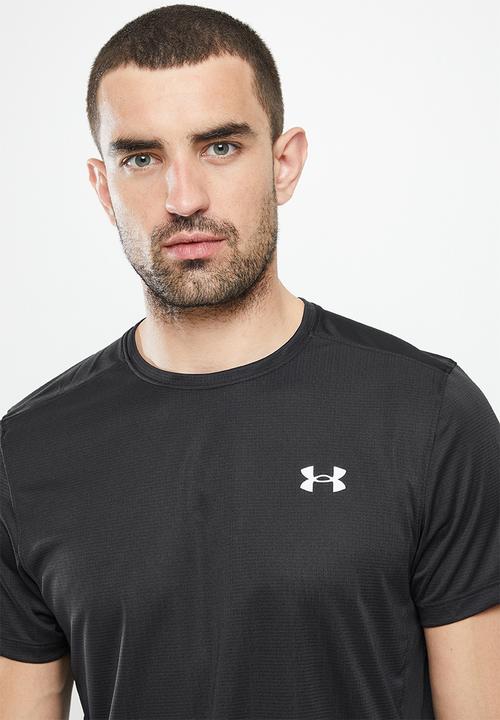 Under Armour - UA Speed Stride 2.0 tee- Black/black/reflective