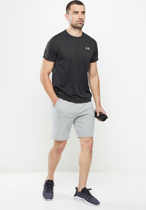 Under Armour - UA Speed Stride 2.0 tee- Black/black/reflective