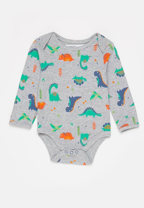 MINOTI - 3-Pack babygrows - navy & grey