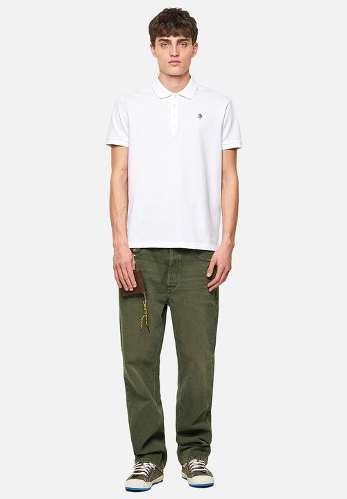 Diesel  - T-weet-romohi polo shirt - white 