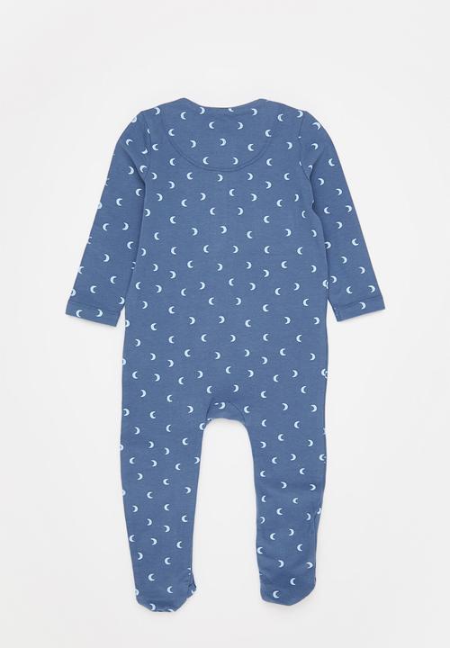 Cotton On - The long sleeve zip romper - petty blue