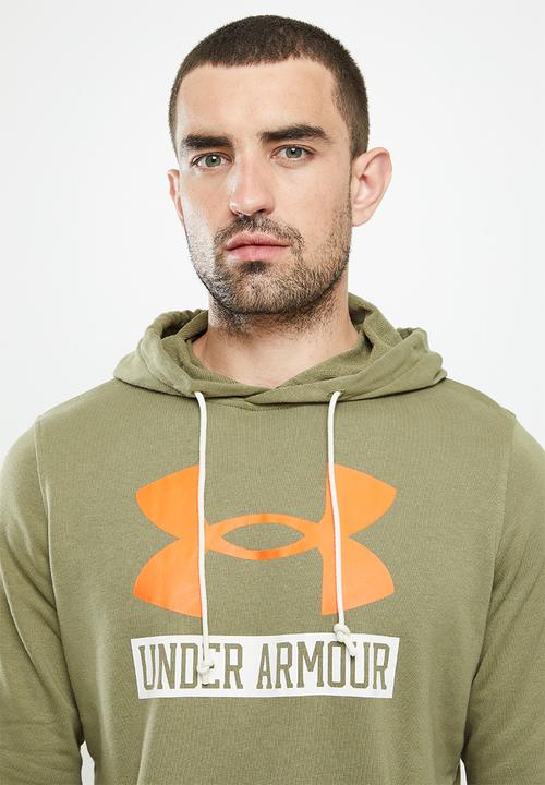 Under Armour - UA Rival Terry Logo Hoodie - tent & team orange
