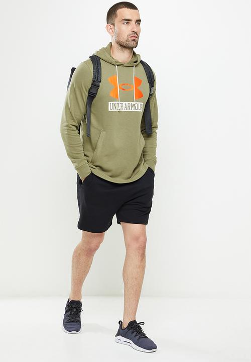 Under Armour - UA Rival Terry Logo Hoodie - tent & team orange