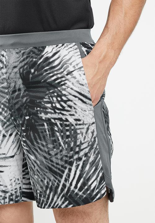 Under Armour - UA Launch Run 7inch Print Shorts- pitchgray
