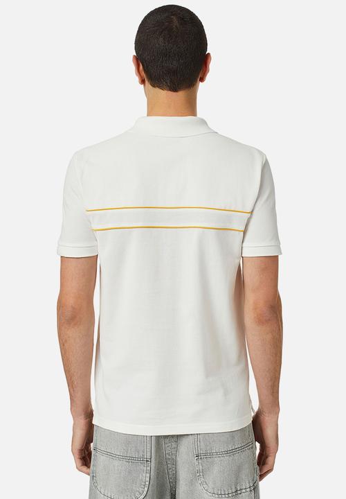 Diesel  - T-smith-band polo shirt - white