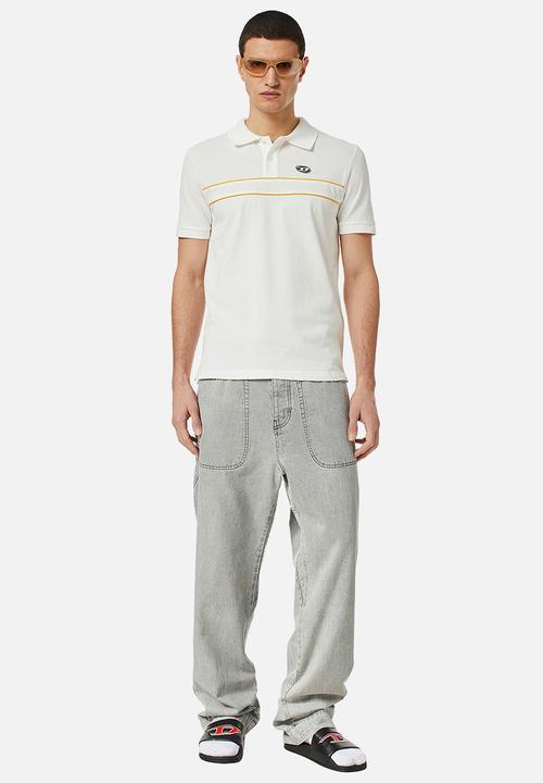 Diesel  - T-smith-band polo shirt - white