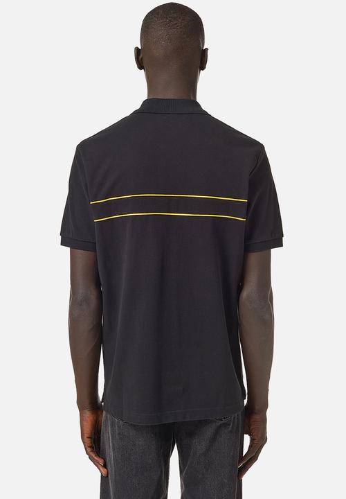 Diesel  - T-smith-band polo shirt - black