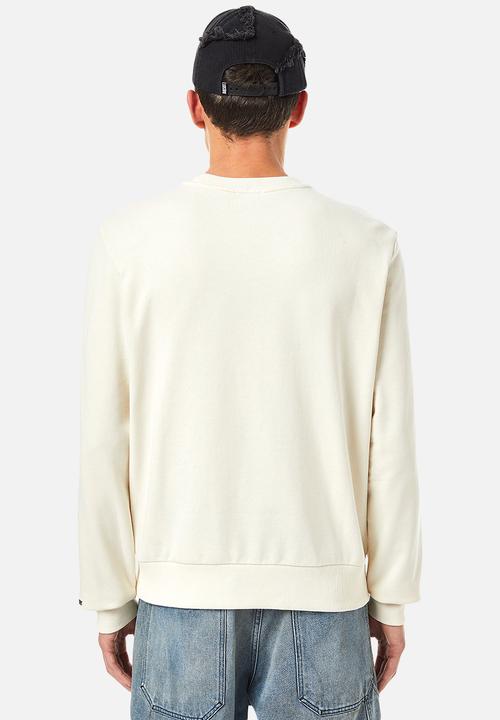 Diesel  - S-ginn-c4 sweat-shirt- cream 