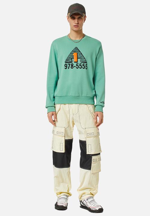 Diesel  - S-ginn-c4 sweat-shirt - blue 