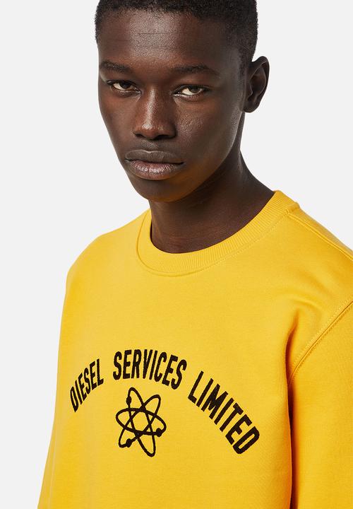 Diesel  - S-ginn-c3 sweat-shirt - yellow 