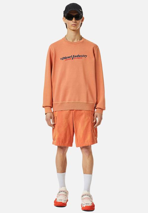 Diesel  - S-ginn-ind sweat-shirt - orange 
