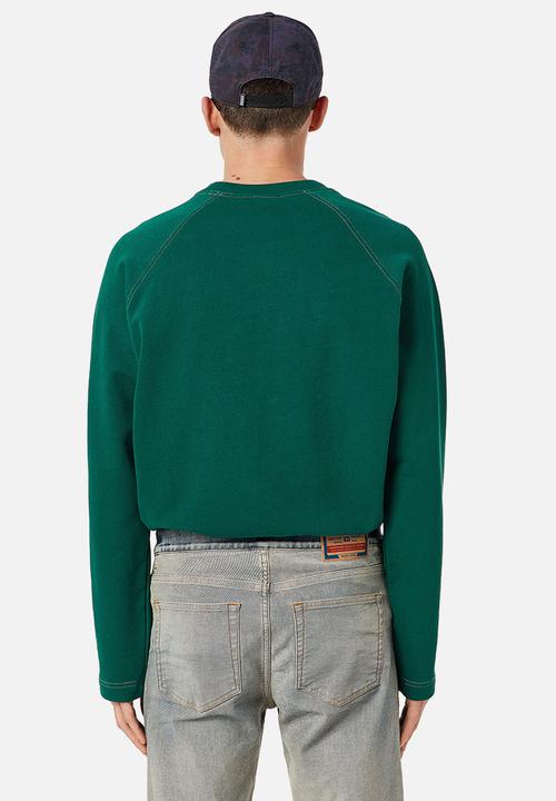 Diesel  - S-raglen sweatshirt - grey & green 