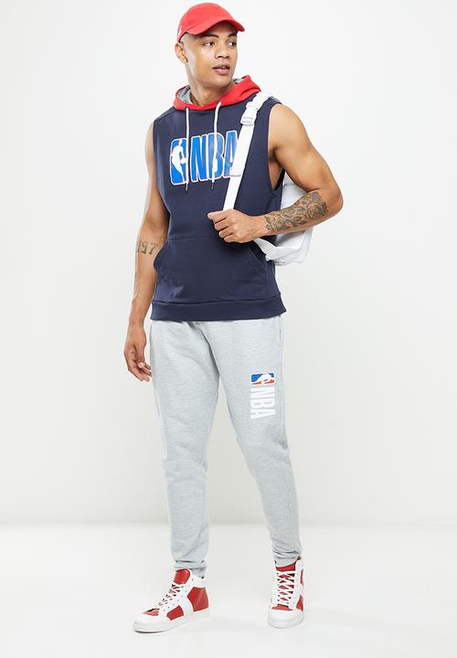 NBA - NBA sleeveless hooded sweater - navy
