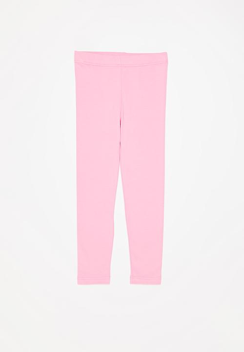 Pop Candy - Girls 2 pack legging - candy pink & light pink