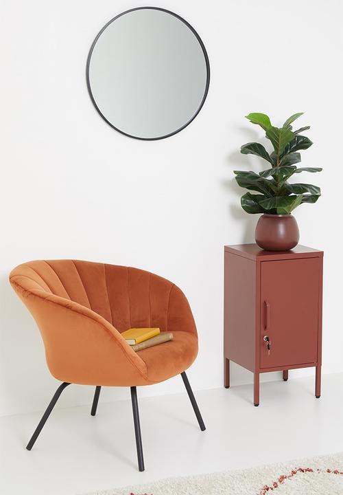 Popstrukt - Sugar cube side table - oxide red