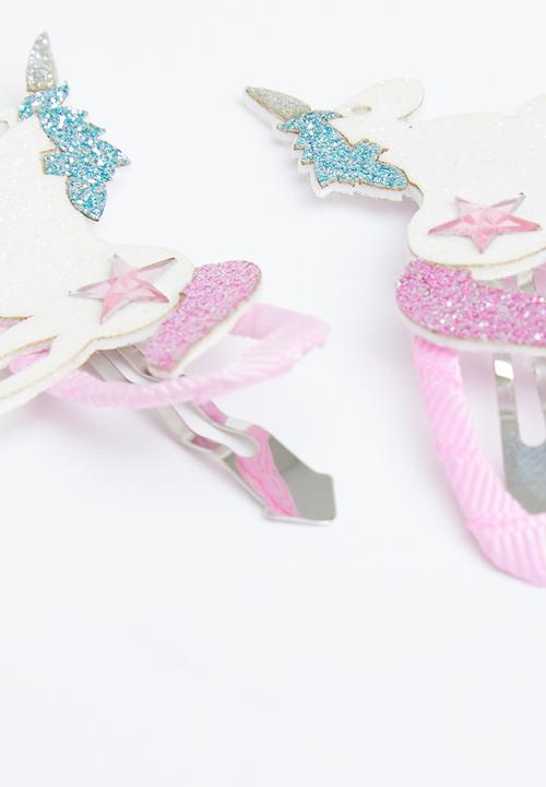Pop Candy - Unicorn hair clips - multi