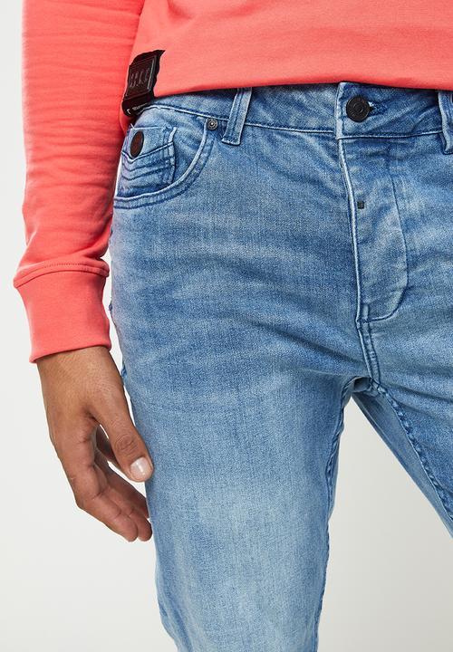 S.P.C.C - Point break skinny jeans  - blue