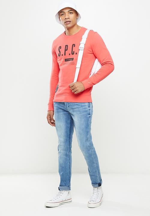 S.P.C.C - Point break skinny jeans  - blue