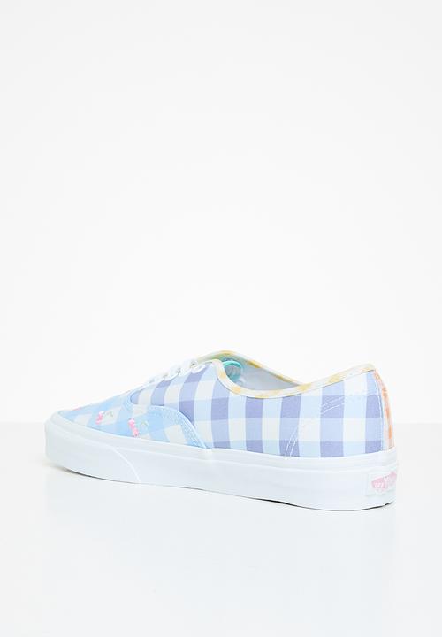 Vans - Authentic - (gingham block) pastel/true white