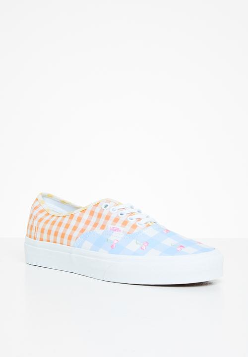 Vans - Authentic - (gingham block) pastel/true white