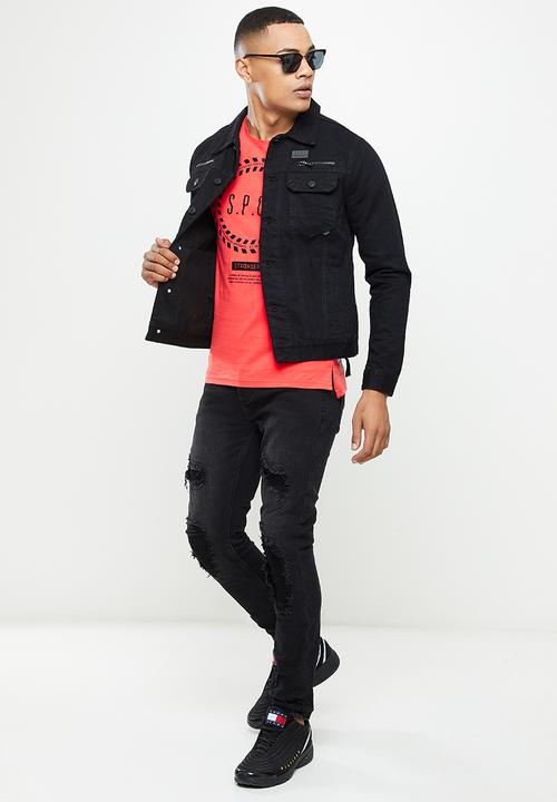S.P.C.C - Trey regular fit tee - cayenne