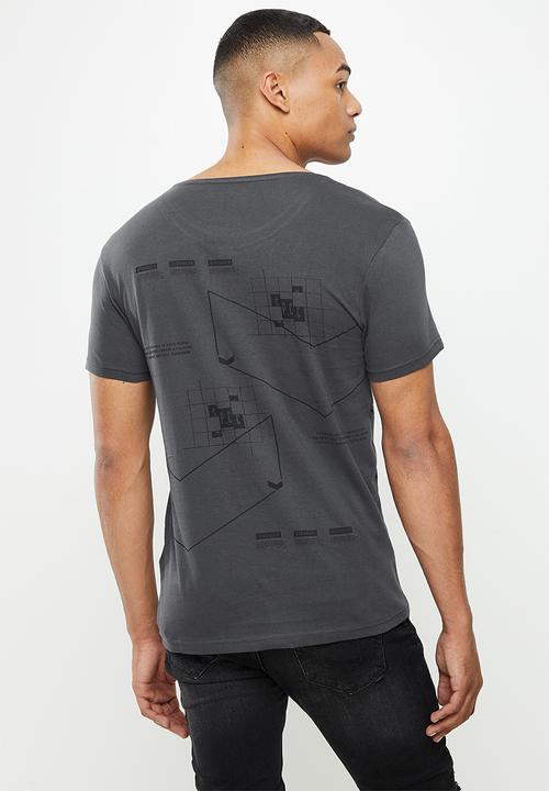 S.P.C.C - Ives regular fit tee - charcoal