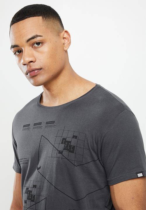 S.P.C.C - Ives regular fit tee - charcoal