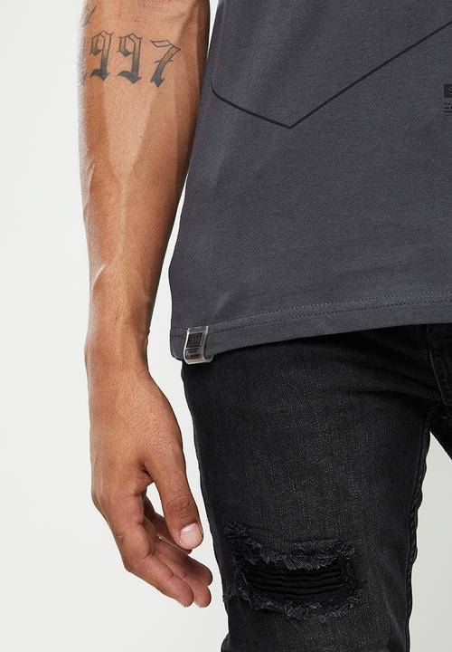 S.P.C.C - Ives regular fit tee - charcoal