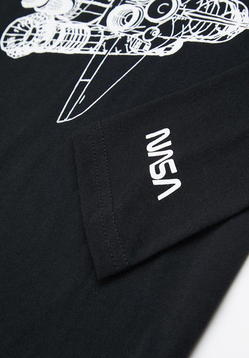 Superbalist - Boys nasa tee & pants pj set - black