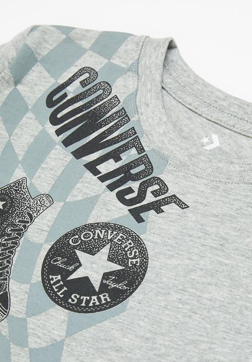 Converse - Cnvb distressed logos - dk grey heather