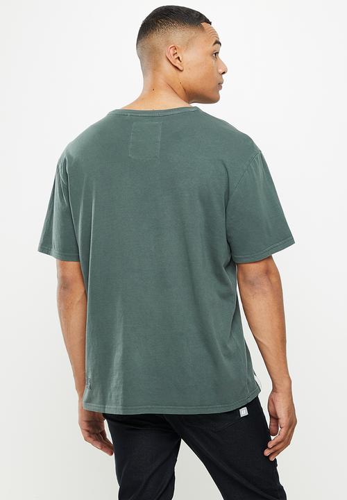 urban° - Urban pigment dyed pocket  tee - urban chic