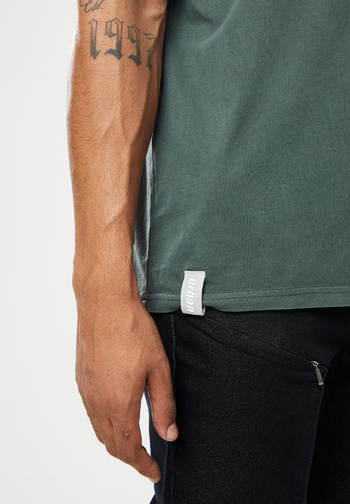 urban° - Urban pigment dyed pocket  tee - urban chic