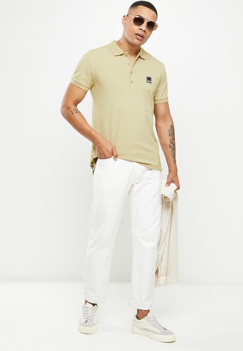 urban° - Urban pique oversized golfer  - eucalyptus