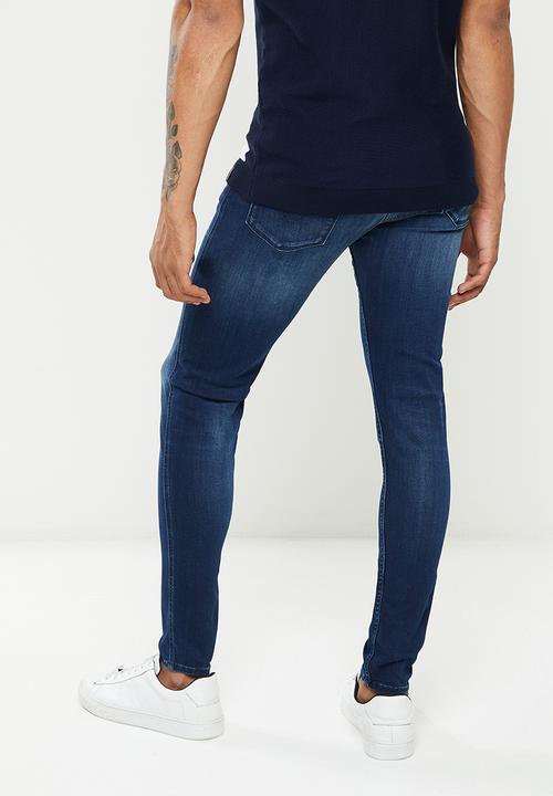 Replay - Skinny jeans - mid blue washed